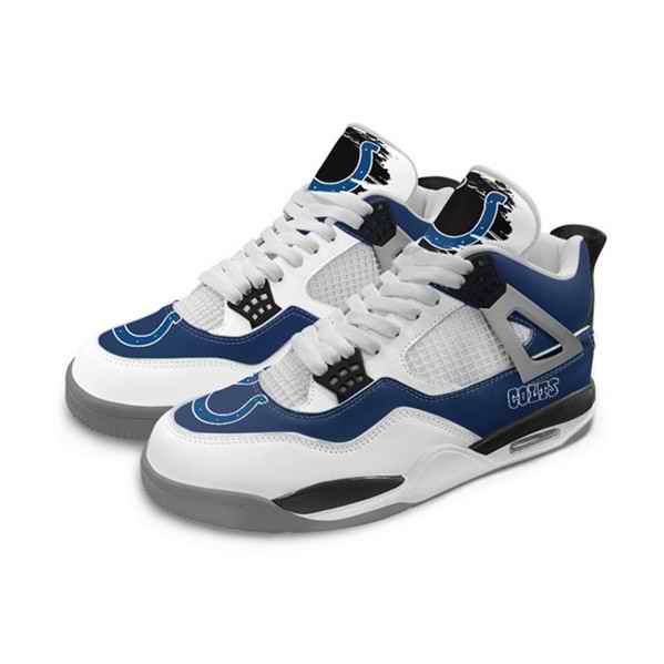 Women's Indianapolis Colts Running weapon Air Jordan 4 Shoes 002